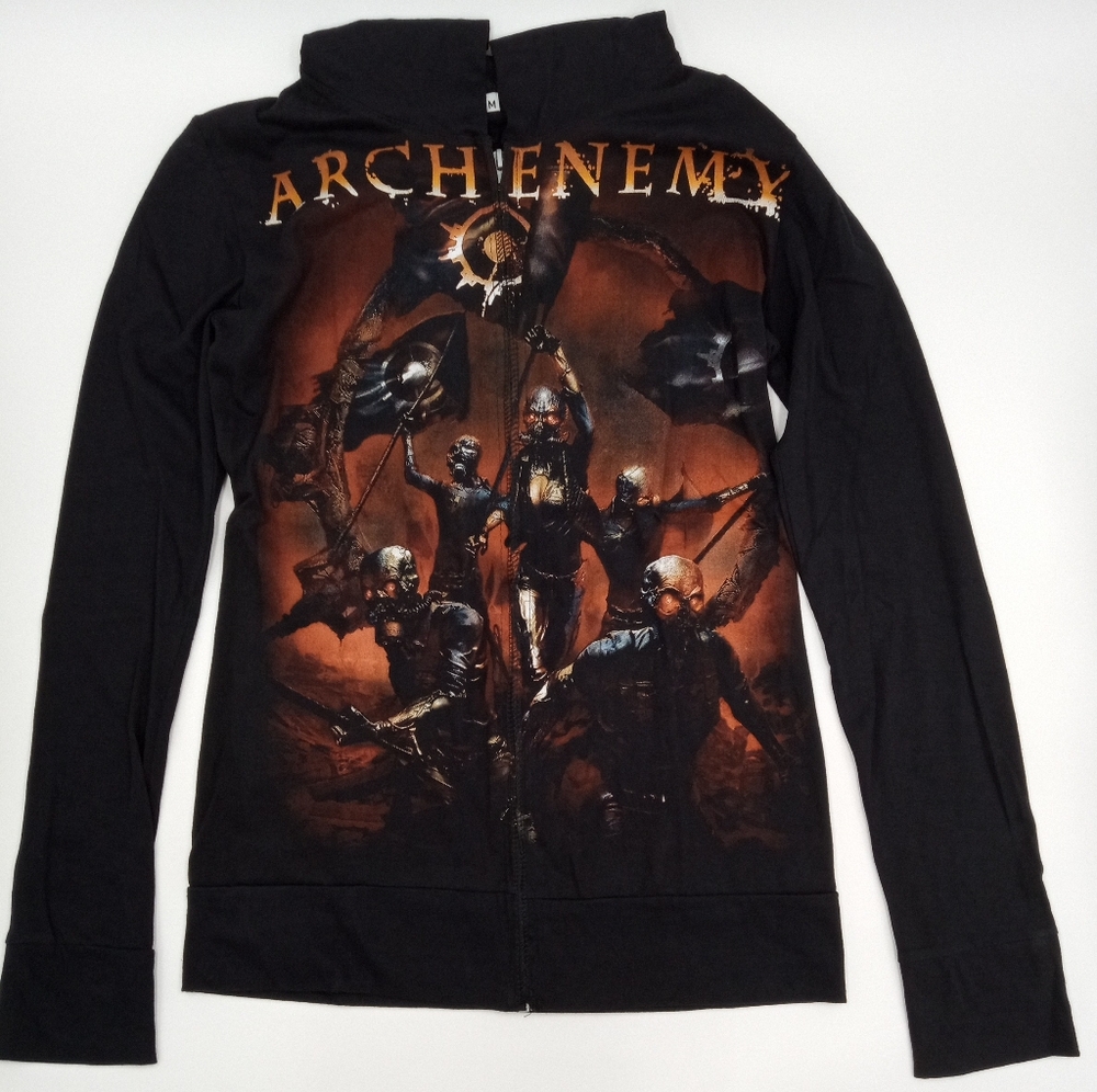 Arch Enemy DIY Custom Lightweight Hoodie Size M
